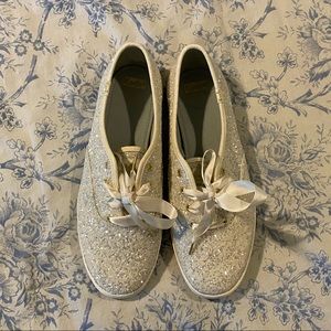 NWOT kate spade x keds sparkle sneakers 10 W